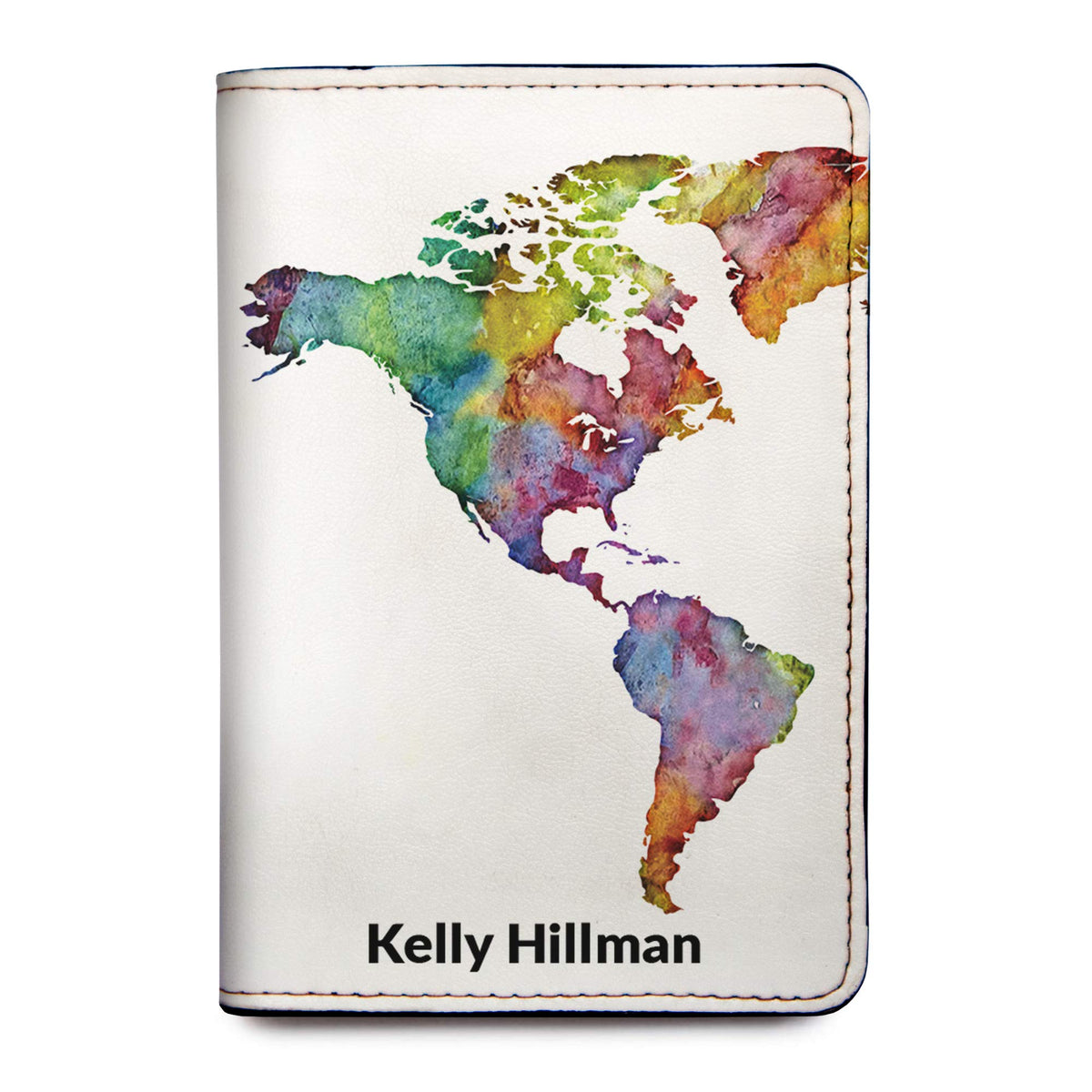 Personalized Passport Holder - Custom Vegan Leather RFID Passport Cover