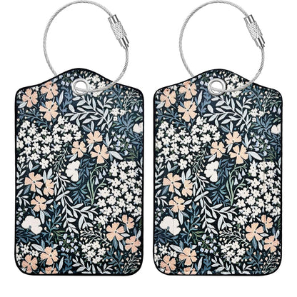 Luggage Tag, Premium Faux Leather Travel ID Tag, Stylish Suitcase Accessory