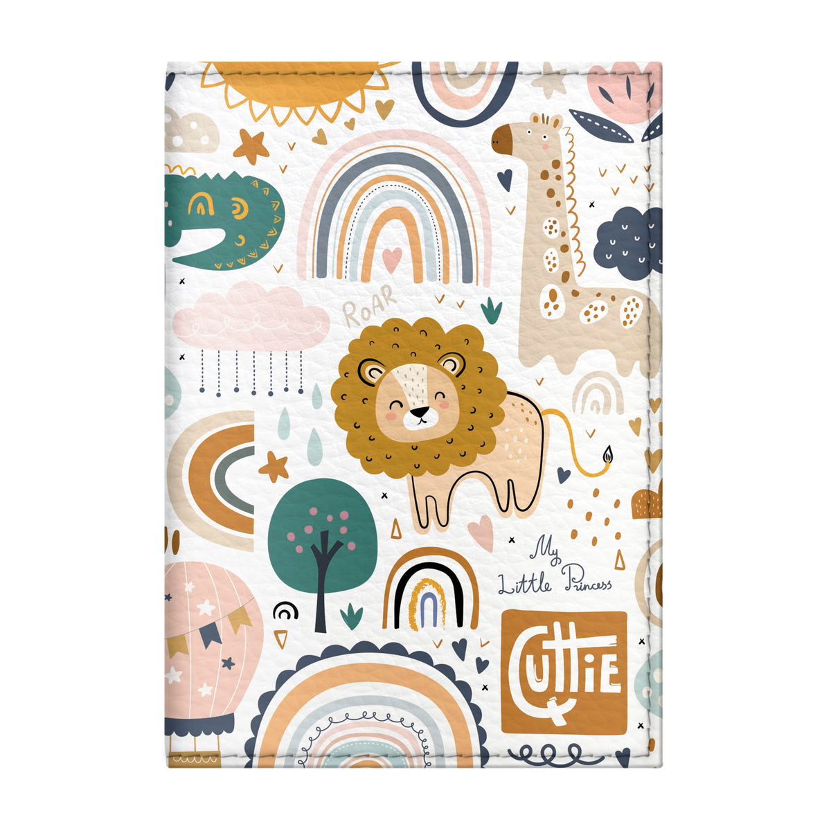 Passport Cover for Kids, Women and Men, Cute Travel Passport Holder (Tourist Pattern)