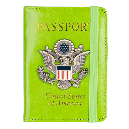 TOURSUIT RFID Blocking Passport Holder, Leather Travel Wallet, Dark Blue