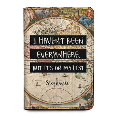 Personalized Passport Holder - Custom Vegan Leather RFID Passport Cover