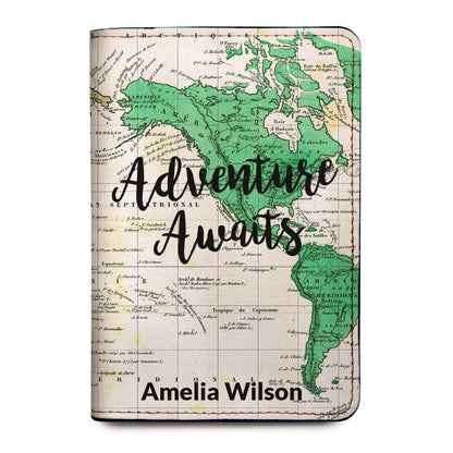 Personalized Passport Holder - Custom Vegan Leather RFID Passport Cover