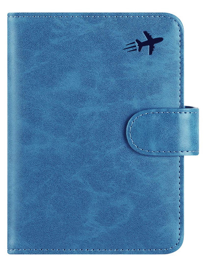 Airtag Passport Holder Cover Wallet RFID Blocking, Travel Essentials