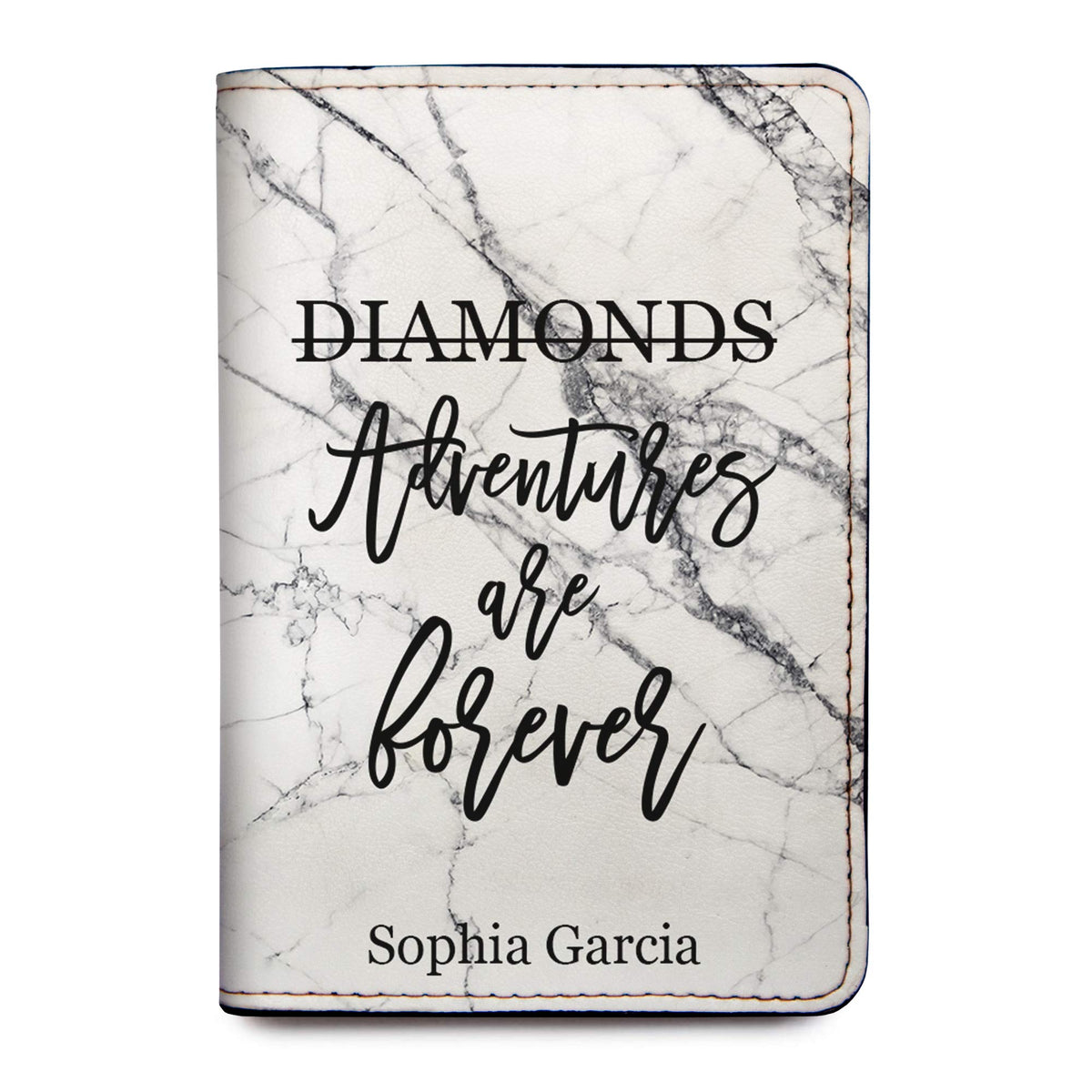 Personalized Passport Holder - Custom Vegan Leather RFID Passport Cover