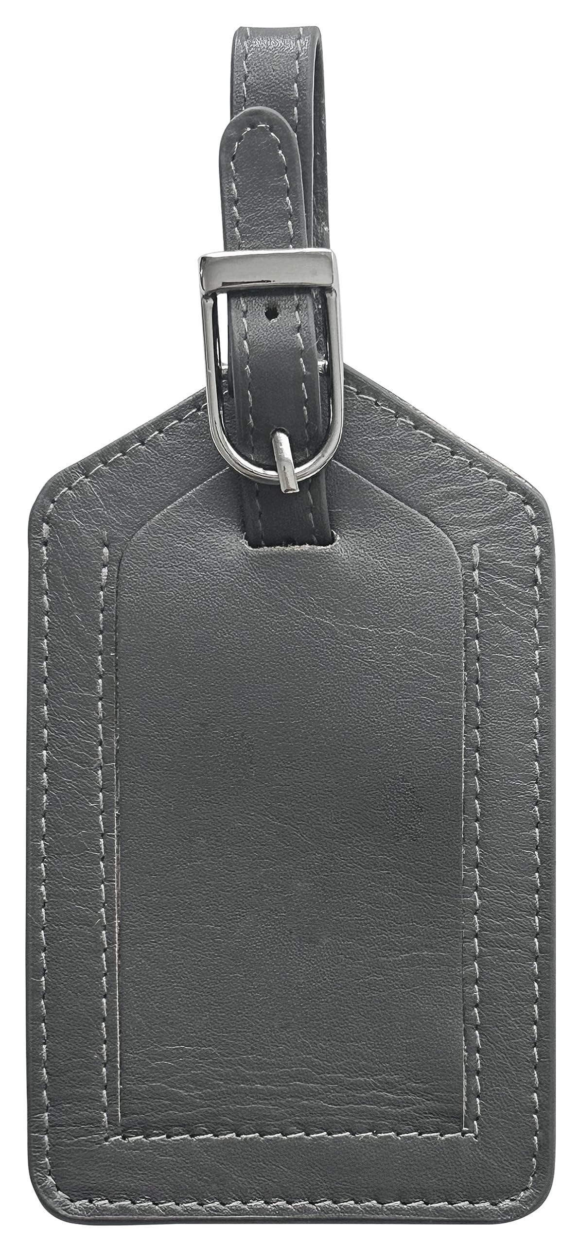 Emerald Green Genuine Top Grain Leather Luggage Tag