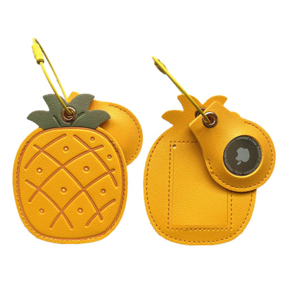 PU Leather Luggage Tag with Airtag Holder Case Set and Name ID Label