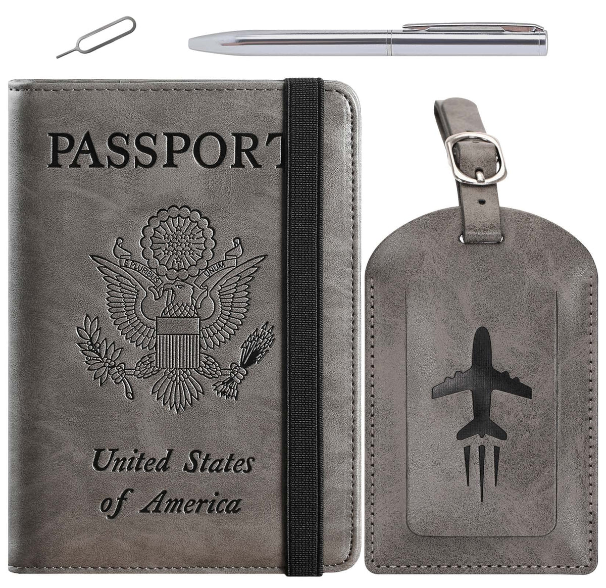 Airtag Passport Holder, Travel Essentials, Passport Cover, RFID Wallet