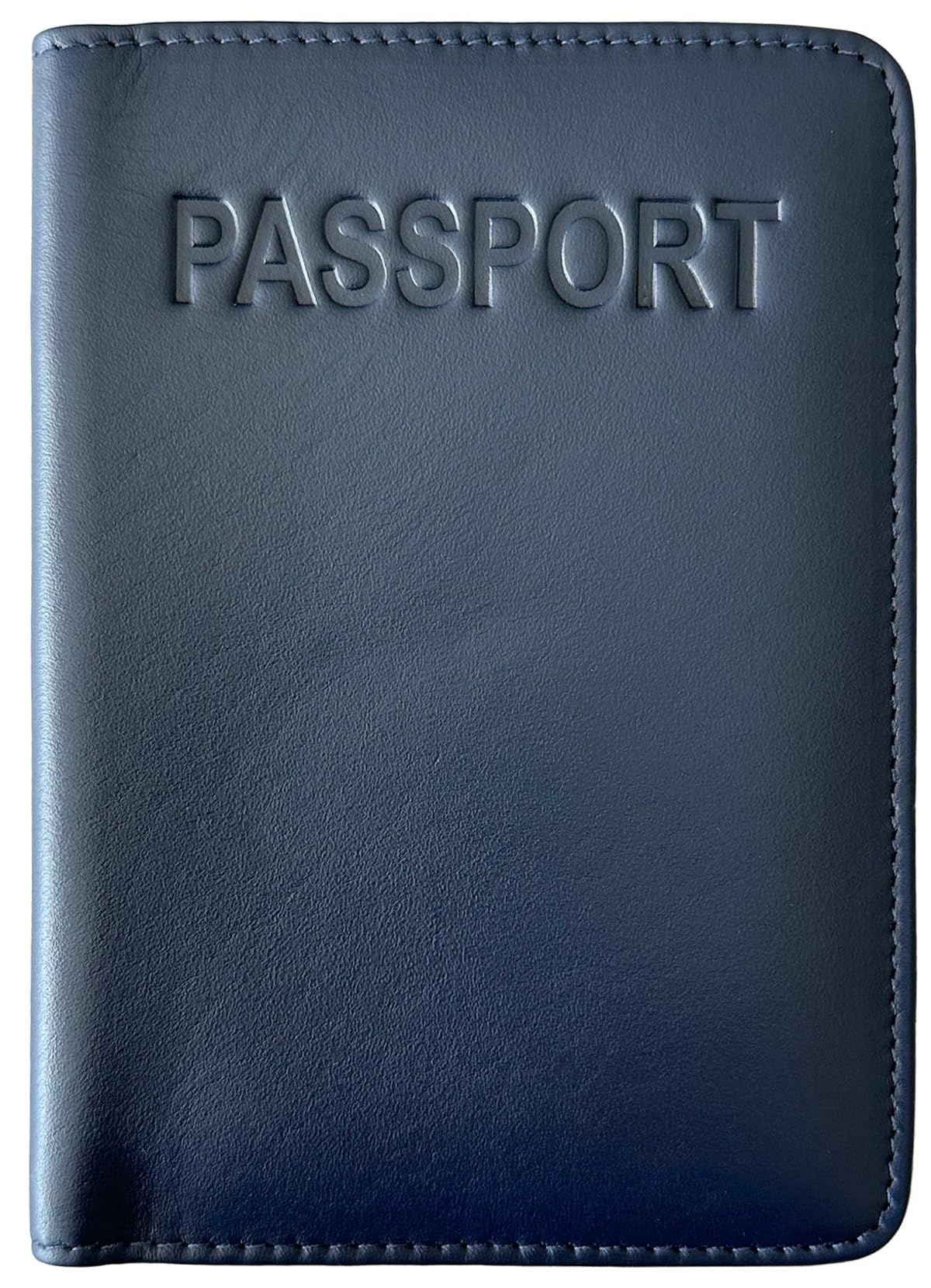 Antique Saddle Genuine Leather RFID Passport Cover