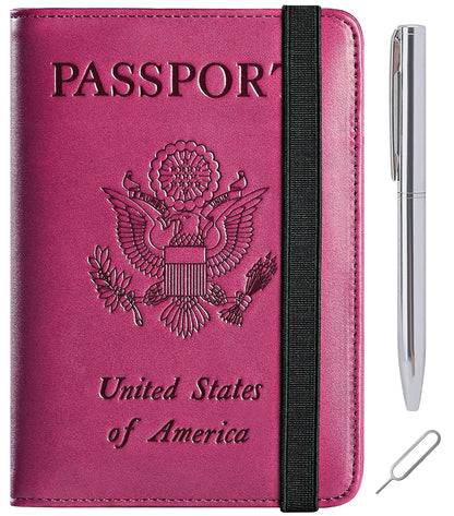 Airtag Passport Holder, Travel Essentials, Passport Cover, RFID Wallet