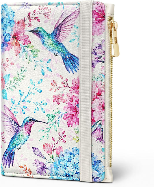 Passport Holder for Travel, RFID Blocking Passport Cover for Women Zipper