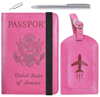 Airtag Passport Holder, Travel Essentials, Passport Cover, RFID Wallet
