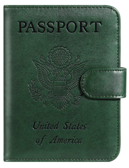 Airtag Passport Holder Cover Wallet RFID Blocking, Travel Essentials