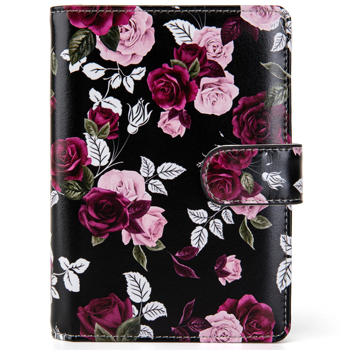 Passport Holder for Travel Essentials, RFID Blocking Passport Wallet Cover with Magnetic Closure, Passport Book Holders for Women and Men (Pink Bow)