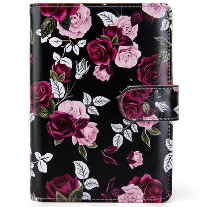 Passport Holder for Travel Essentials, RFID Blocking Passport Wallet Cover with Magnetic Closure, Passport Book Holders for Women and Men (Pink Bow)