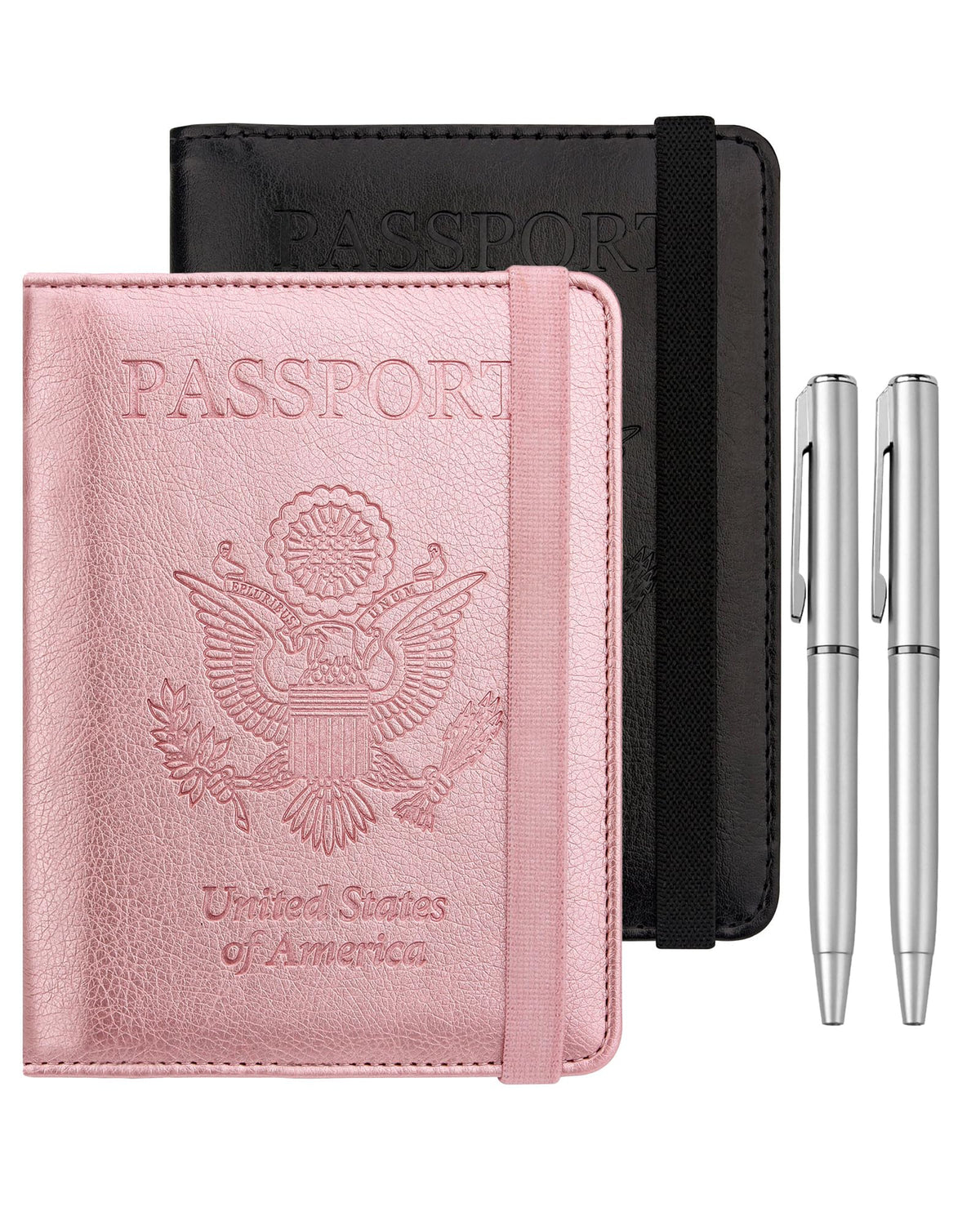 WALNEW Passport Holder for Travel, RFID Passport Wallet, Travel Essentials