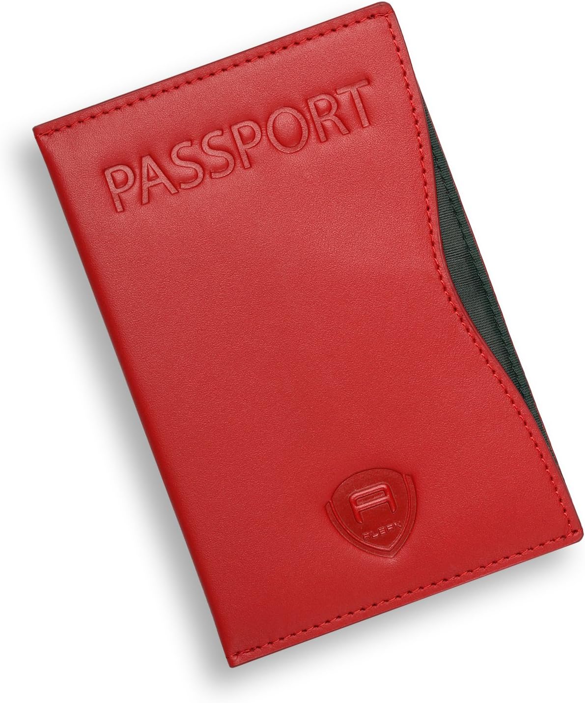 Alban RFID Passport Holder for Women & Men, Genuine Leather Passport Cover