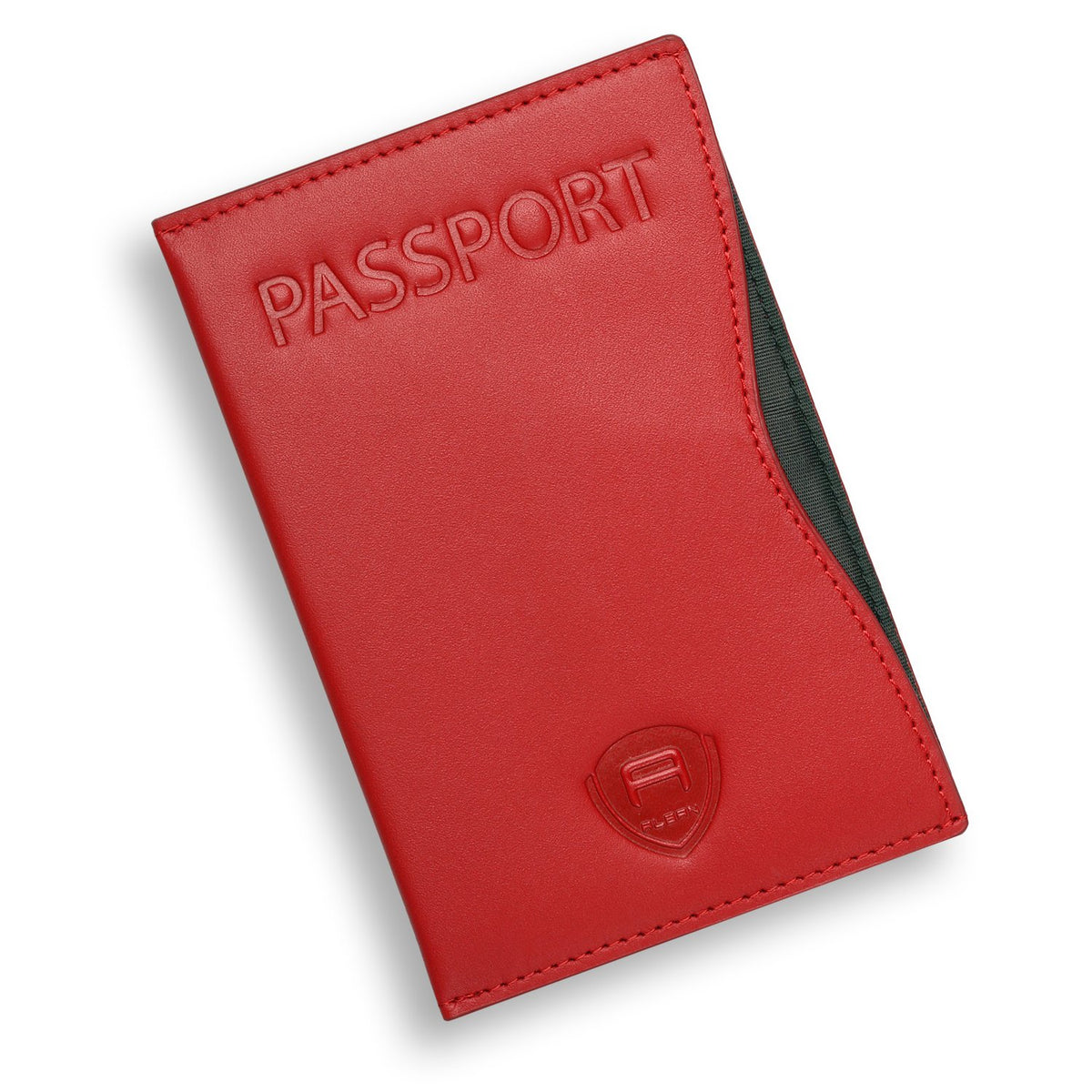 Alban RFID Passport Holder for Women & Men, Genuine Leather Passport Cover