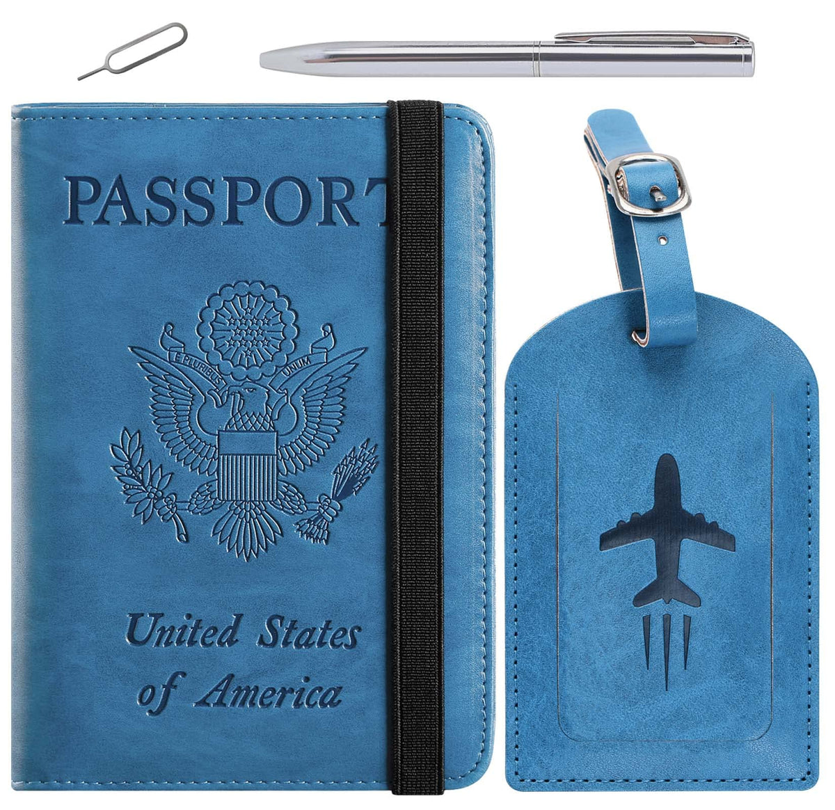 Airtag Passport Holder, Travel Essentials, Passport Cover, RFID Wallet