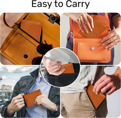 HIFA Leather Passport Holder, Handmade Passport Cover with Card and Ticket Slot - Genuine Leather, Elegant Design, Easy Access - Passport Case, Passport Wallet, Passport Holder