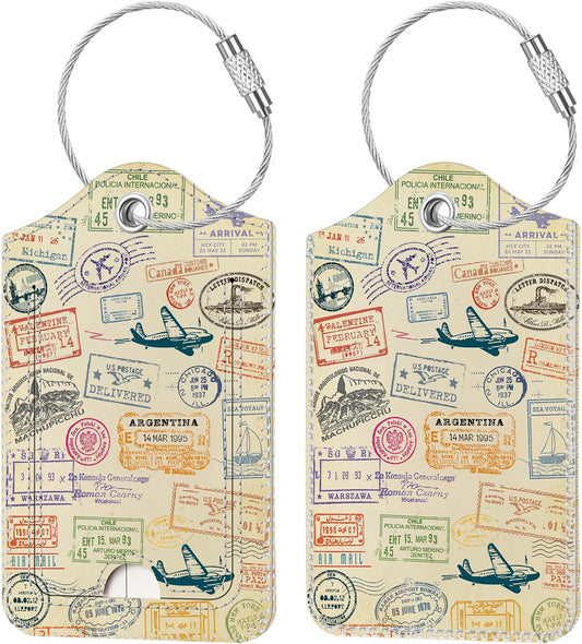 Fintie Luggage Tags Privacy Cover ID Label for Travel Bag Suitcase