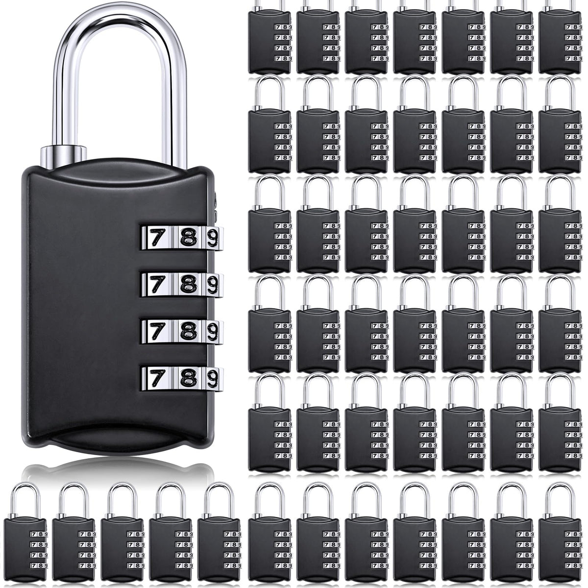 Moxweyeni 20 Pcs 4 Digit Combination Locks Small Combo for Luggage
