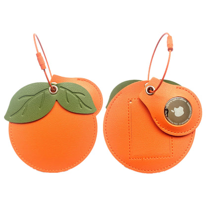 PU Leather Luggage Tag with Airtag Holder Case Set and Name ID Label