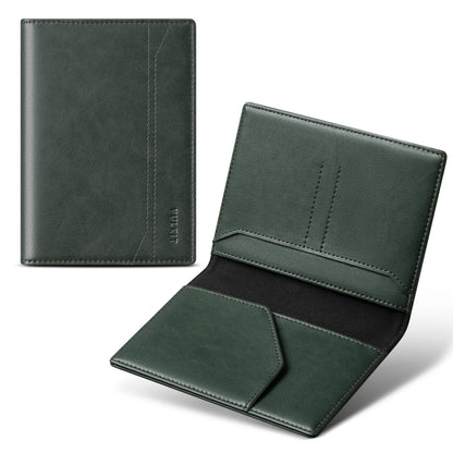 VULKIT Passport Holder for Travel, Rfid Blocking Passport Cover, Slim Travel Wallet for Men & Women, Charcoal Black
