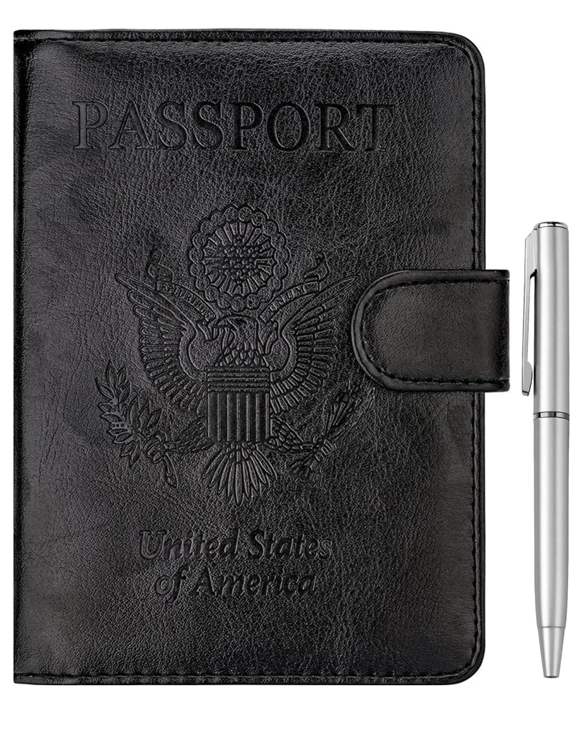 WALNEW Passport Holder for Travel, RFID Passport Wallet, Travel Essentials