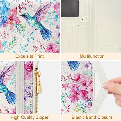 Passport Holder for Travel, RFID Blocking Passport Cover for Women Zipper