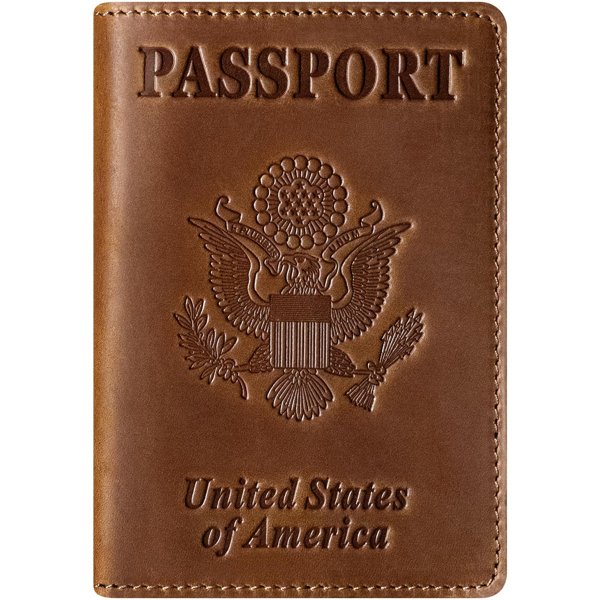 BIAOTIE Premium Leather Passport Holder Covers, Rfid Travel Wallet Passport Document Holder, Travel Essentials Wallet Cover Case for Men and Women (Black)