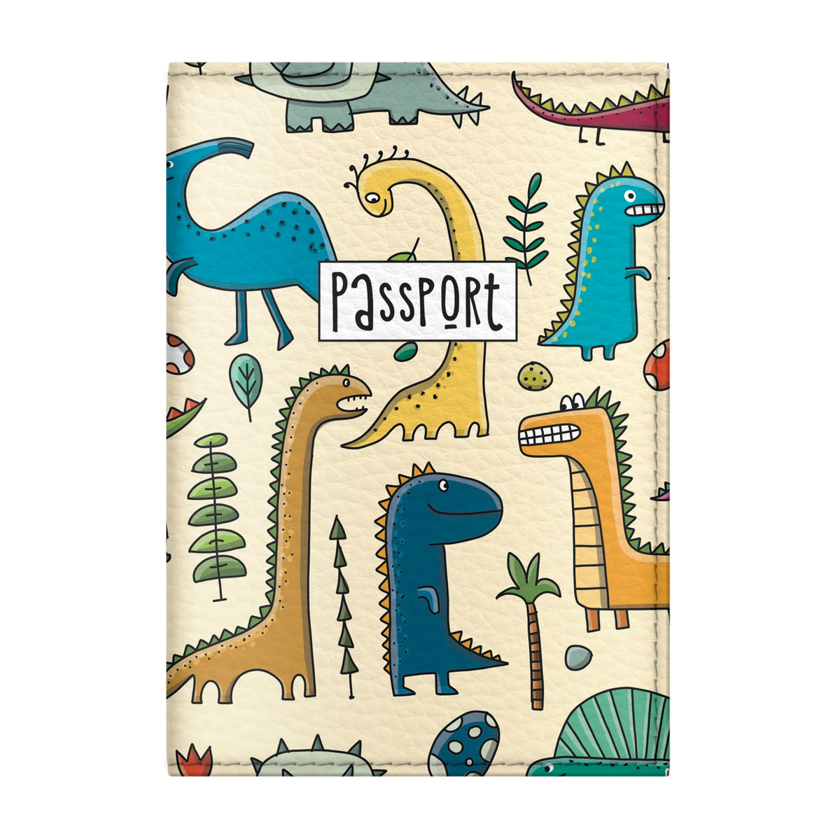 Passport Cover for Kids, Women and Men, Cute Travel Passport Holder (Tourist Pattern)