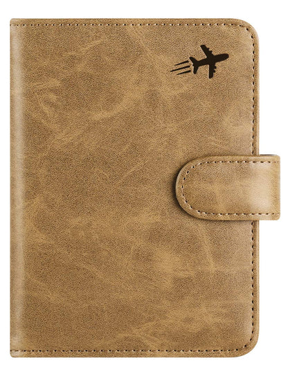 Airtag Passport Holder Cover Wallet RFID Blocking, Travel Essentials