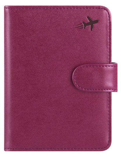 Airtag Passport Holder Cover Wallet RFID Blocking, Travel Essentials