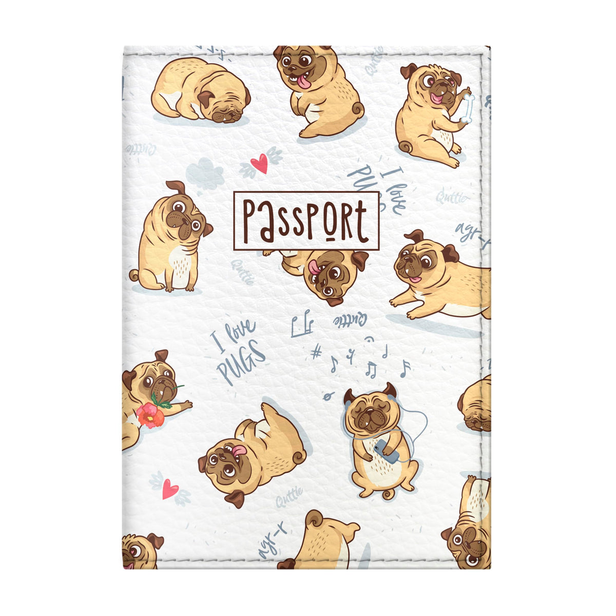 Passport Cover for Kids, Women and Men, Cute Travel Passport Holder (Tourist Pattern)
