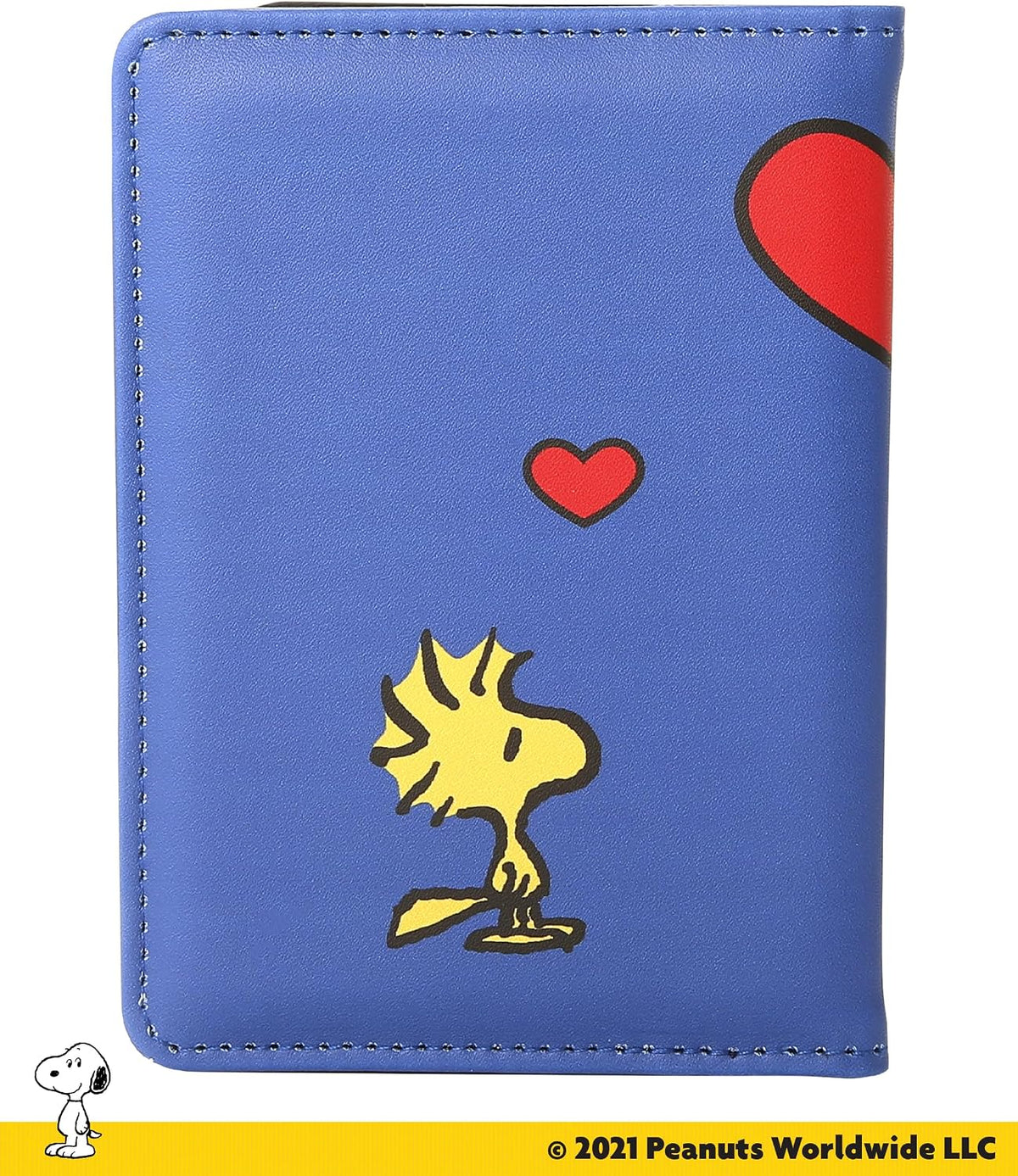 Peanuts Woodstock and Snoopy Passport Cover Official License (Blue)