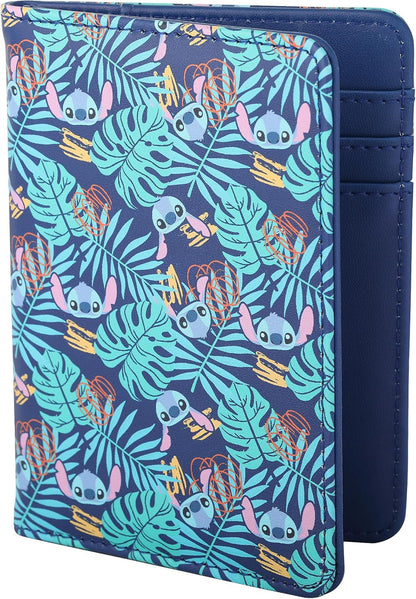 Disney Stitch Passport Cover for Women (Stitch Hawaiian Passport Wallet)