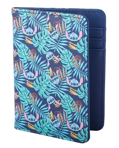 Disney Stitch Passport Cover for Women (Stitch Hawaiian Passport Wallet)