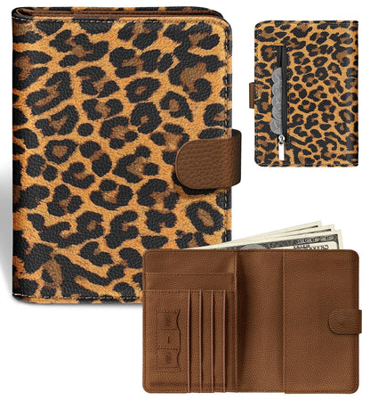 Slohif Passport Holder Cover Wallet Case for Travel Women - Leather RFID Blocking Passport Book Multiple Personalized Organizer Slim Portable Carrier Card Slots Protector Sleeve Stamp