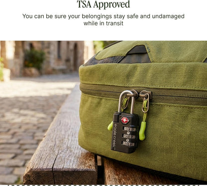 Eagle Creek Travel Safe TSA Lock, 3 Dial Combination, Graphite