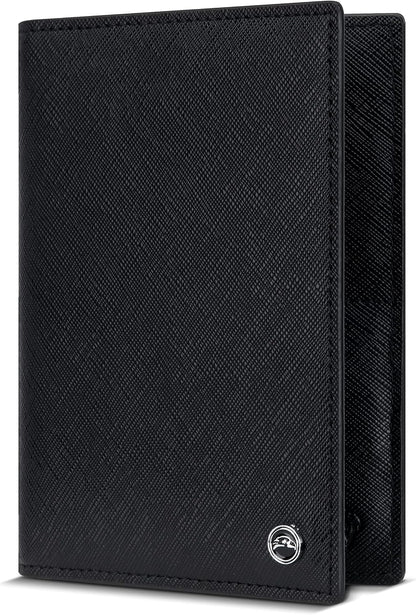 2 Passport Holder - Travel Essentials, RFID Blocking Wallet Credit Card Organiser, Plain Accessories Slim Cover For Men & Women