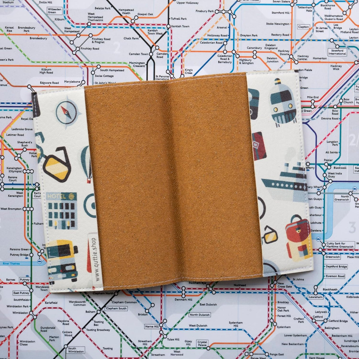 Passport Cover for Kids, Women and Men, Cute Travel Passport Holder (Tourist Pattern)